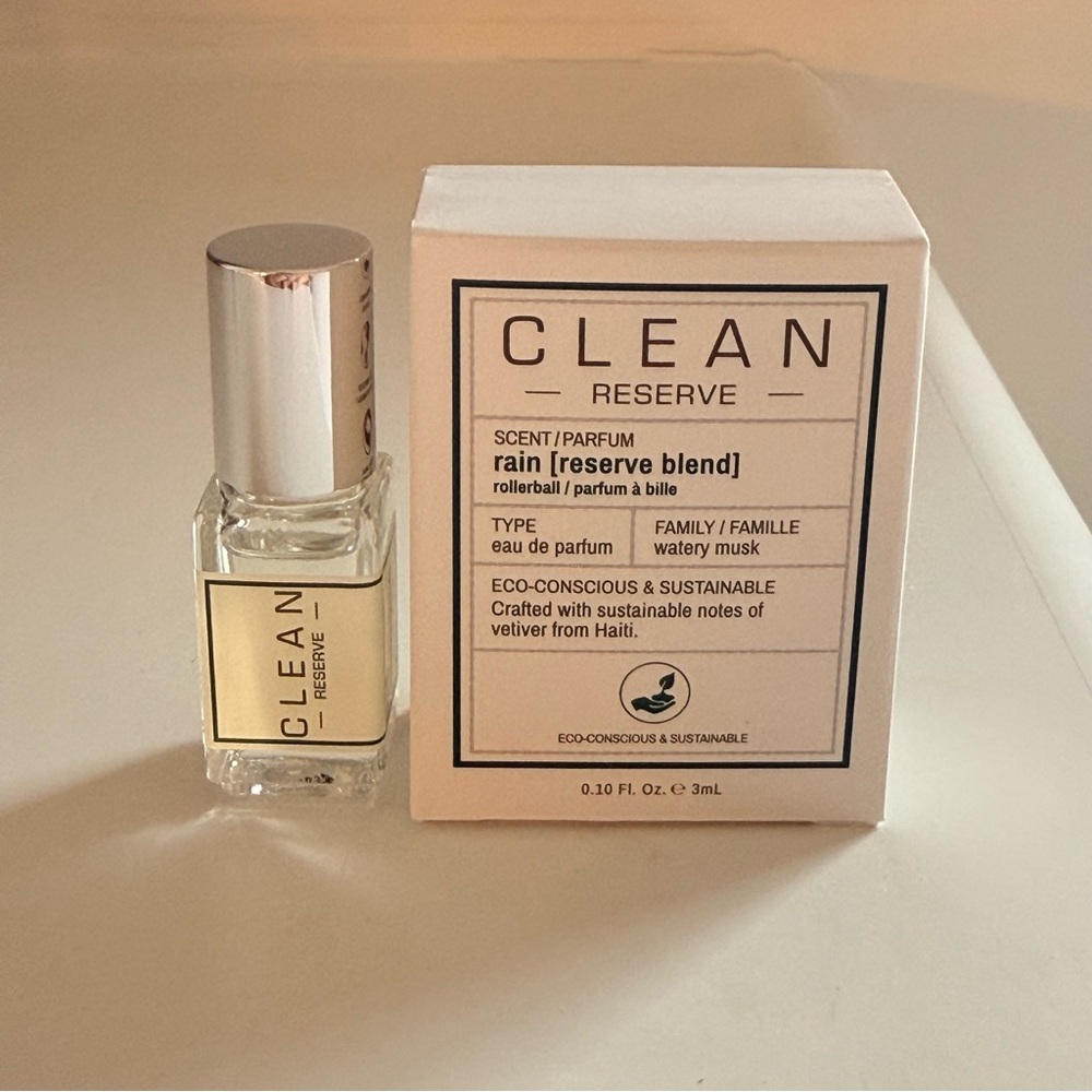 Clean Reserve Rain Perfume Rollerball 3ml Mini Size